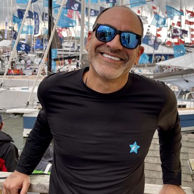Brian Fabiano at a boat show
